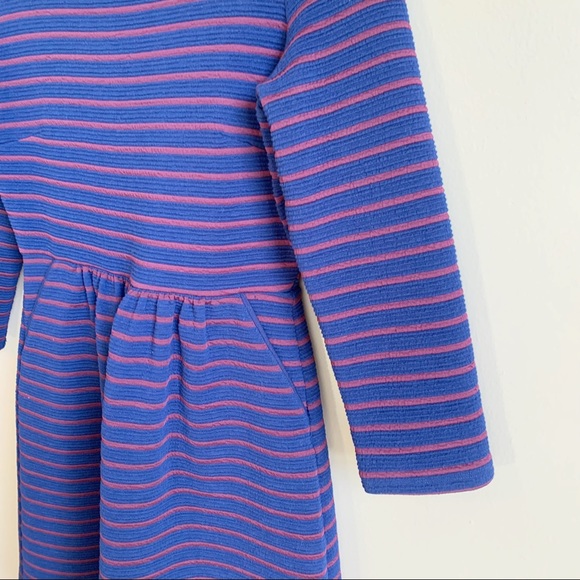 Maeve 3/4 Sleeve Stripe Dress Fit Flare RELISTED - Picture 5 of 11